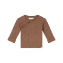 A Tiny Story - Blouse cache-coeur - Coffee