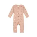 A Tiny Story - Combinaison bébé motif cygne - Old Pink