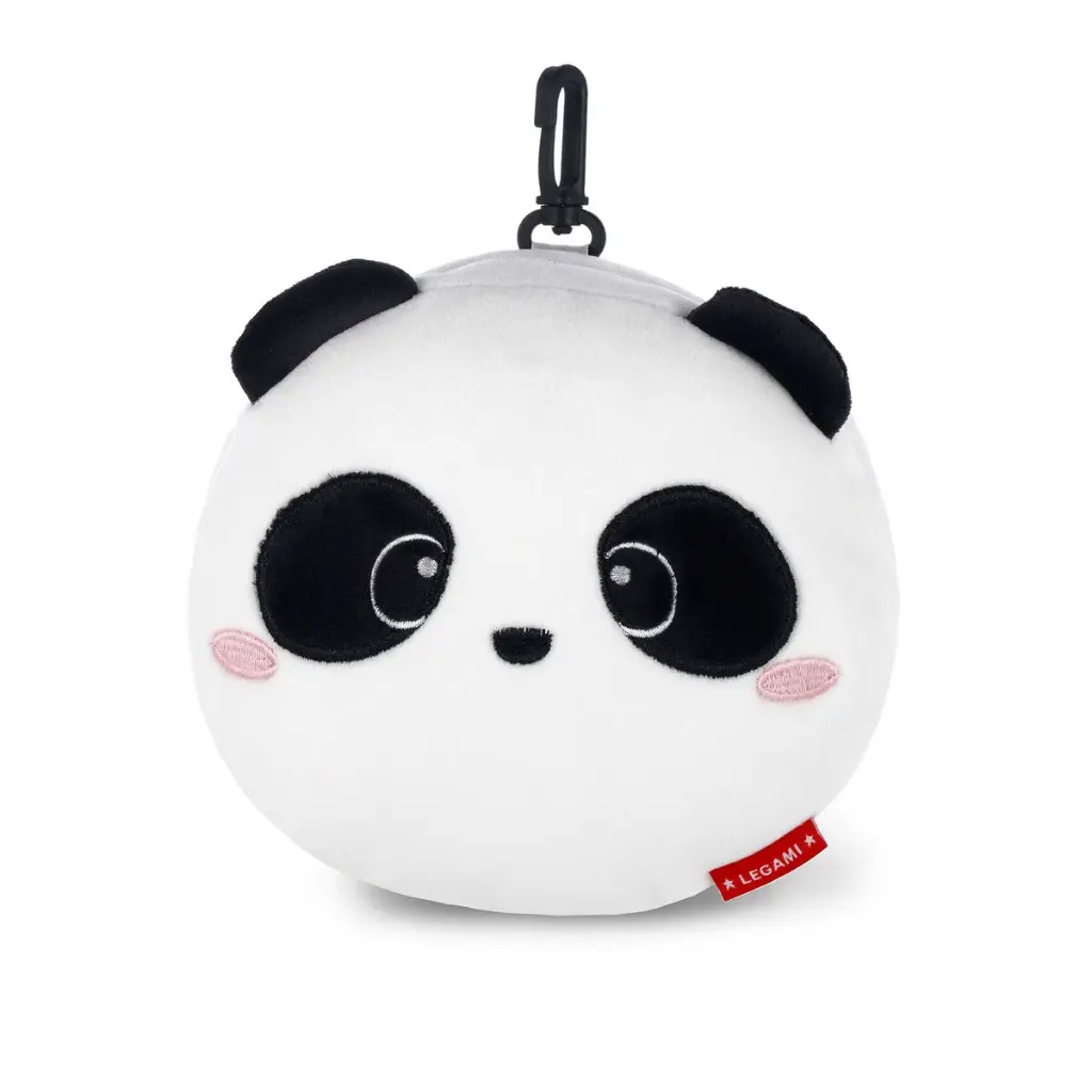 Legami - Coussin de Voyage avec Masque de Sommeil - Panda