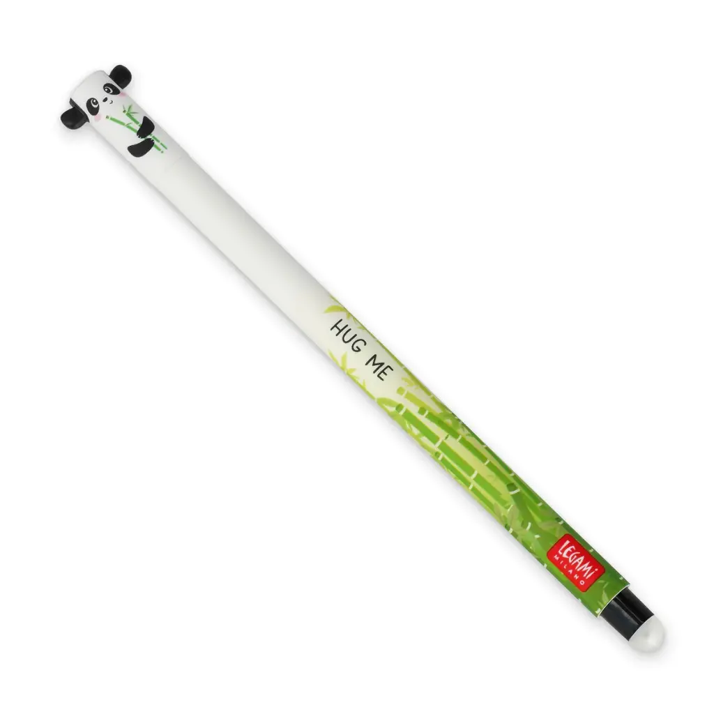 Legami - Stylo à Encre Gel Effaçable - Panda - Hug Me