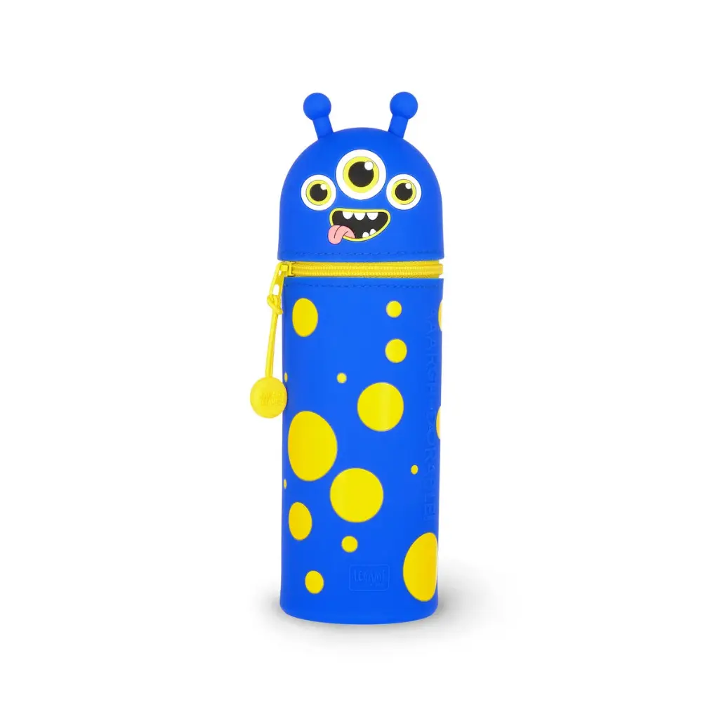 Legami - Kawaii - Trousse 2 en 1 en Silicone - Monster - Aaargh-dorable!