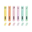 Legami - Set de 6 Mini Surligneurs - Teddy’s Style