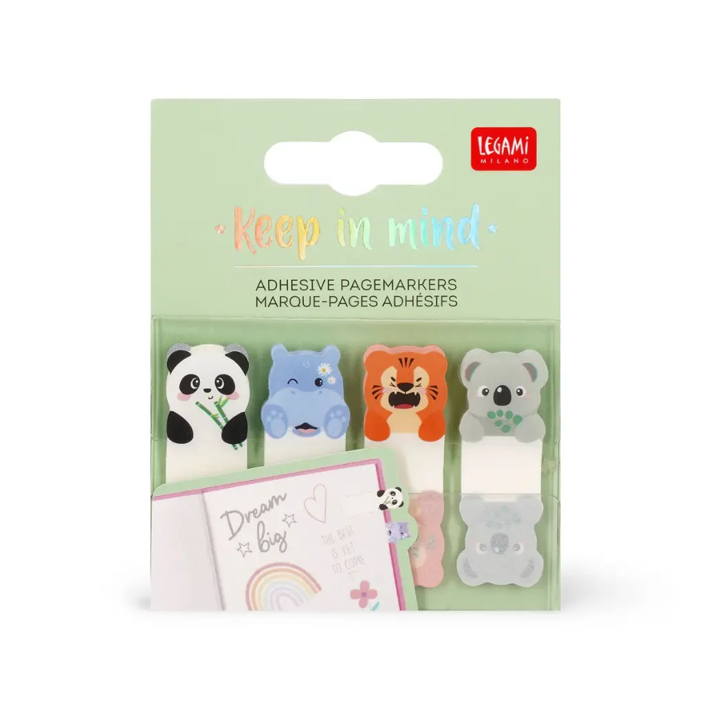 Legami - Marque-Pages Adhésifs - Cute Animals