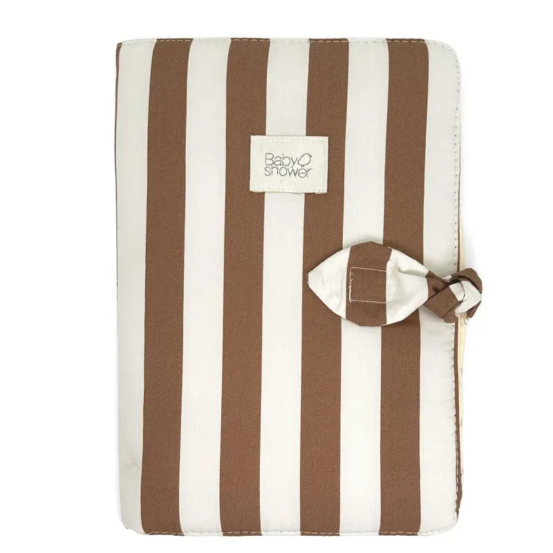 Babyshower - Protège carnet santé Knot - Caramel Sailor