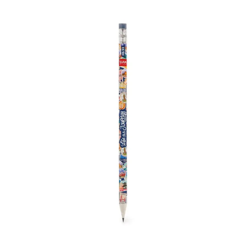 Legami - Crayon en Papier Recyclé - Travel Stickers