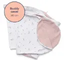 Doomoo - Housse pour Coussin d'Allaitement - Buddy Cover - Flower pink
