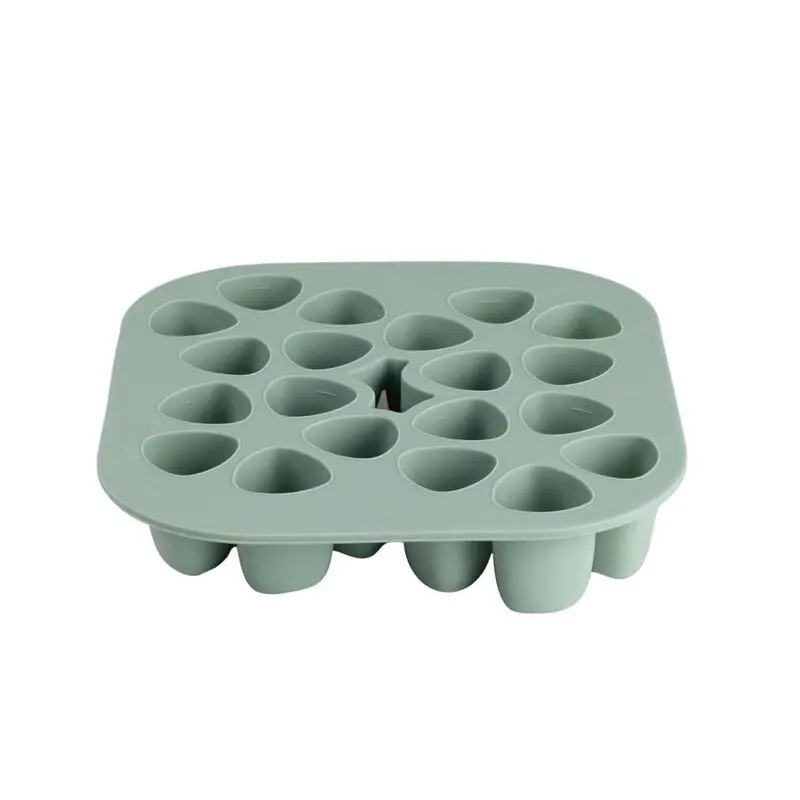Béaba - Moule mini multiportions silicone - 20 x 35 ml - Vert sauge