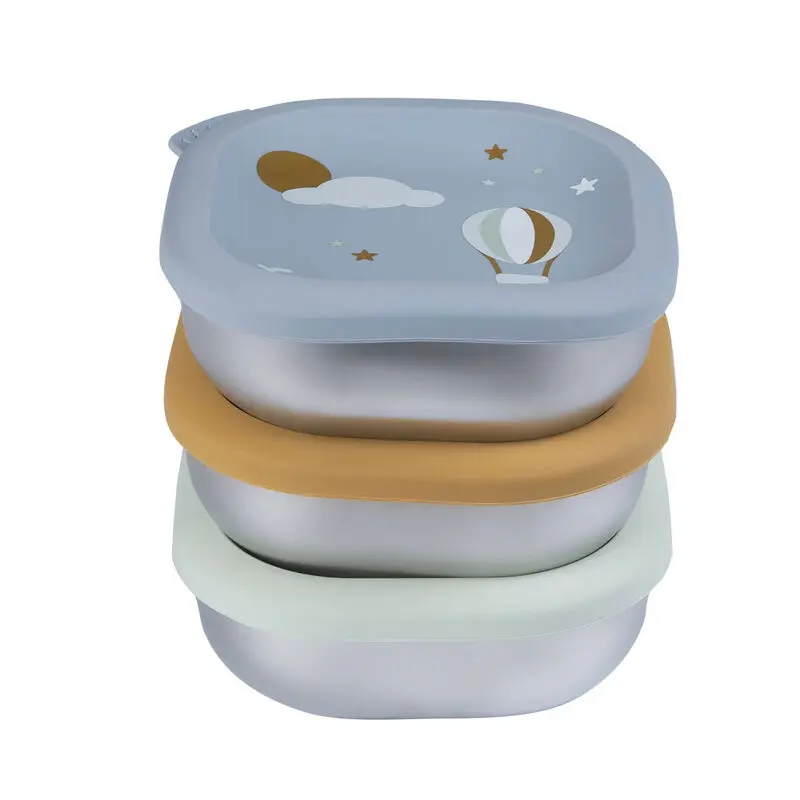 Béaba - Boites repas inox multi-usage micro-ondables - Adventure