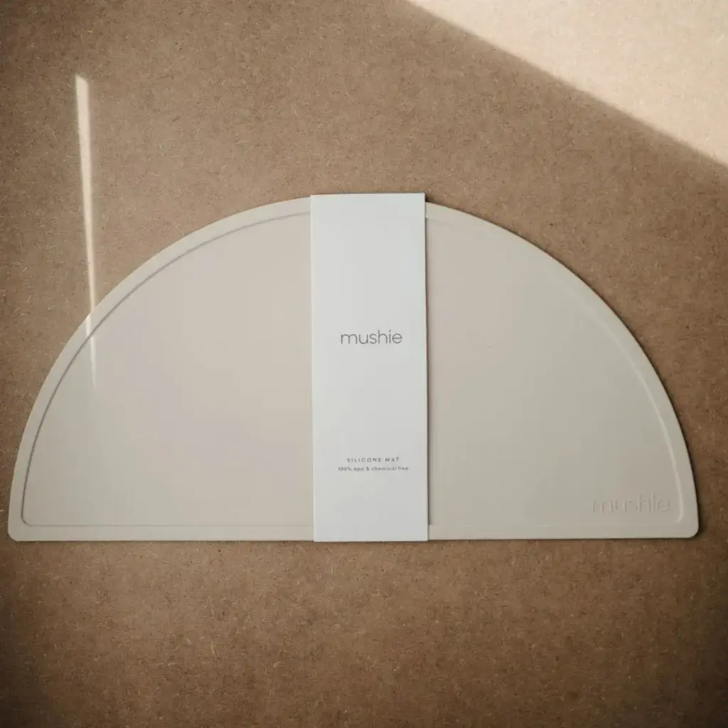 Mushie - Set de table silicone - Shifting Sand