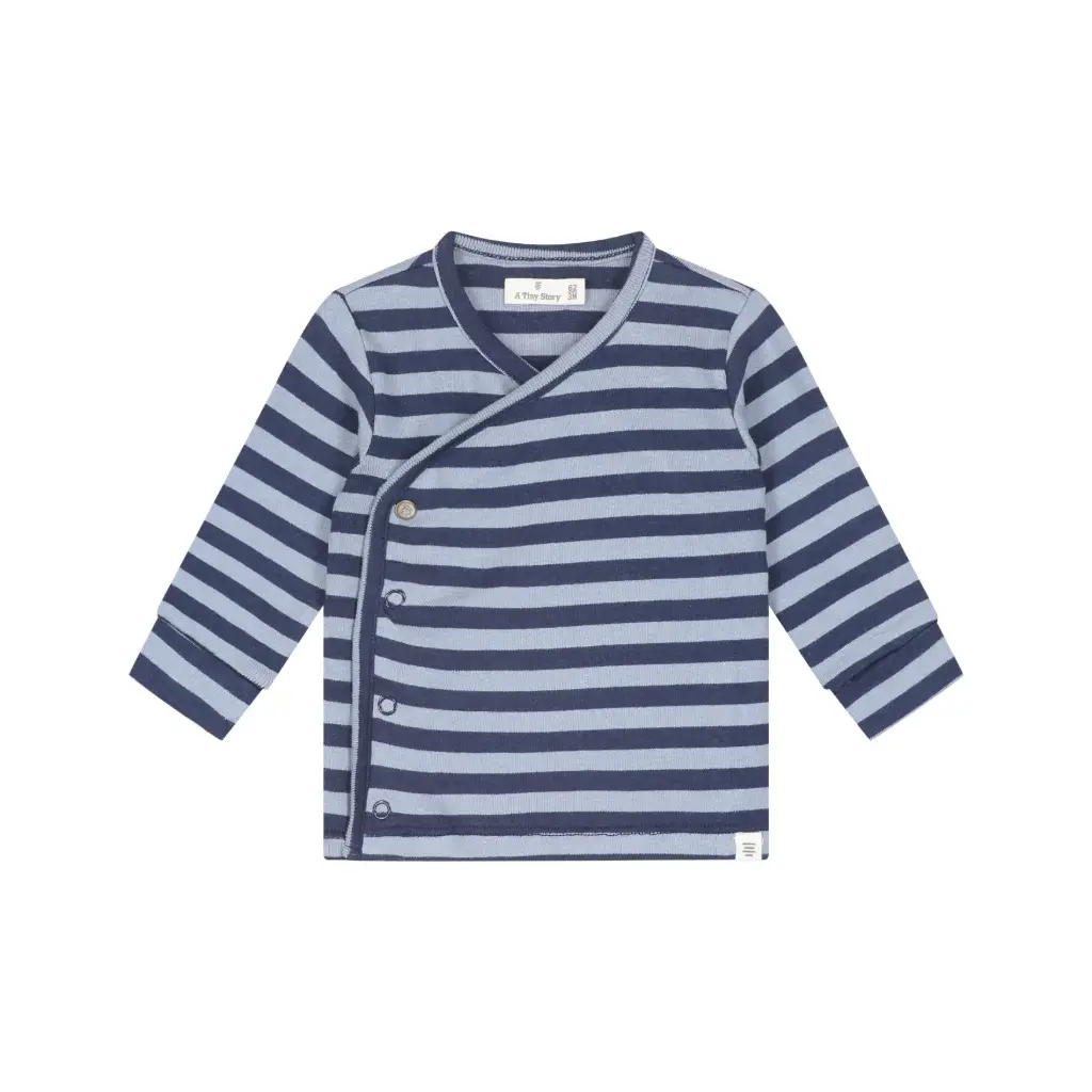 A Tiny Story - Blouse cache-coeur ligne - Dark Blue