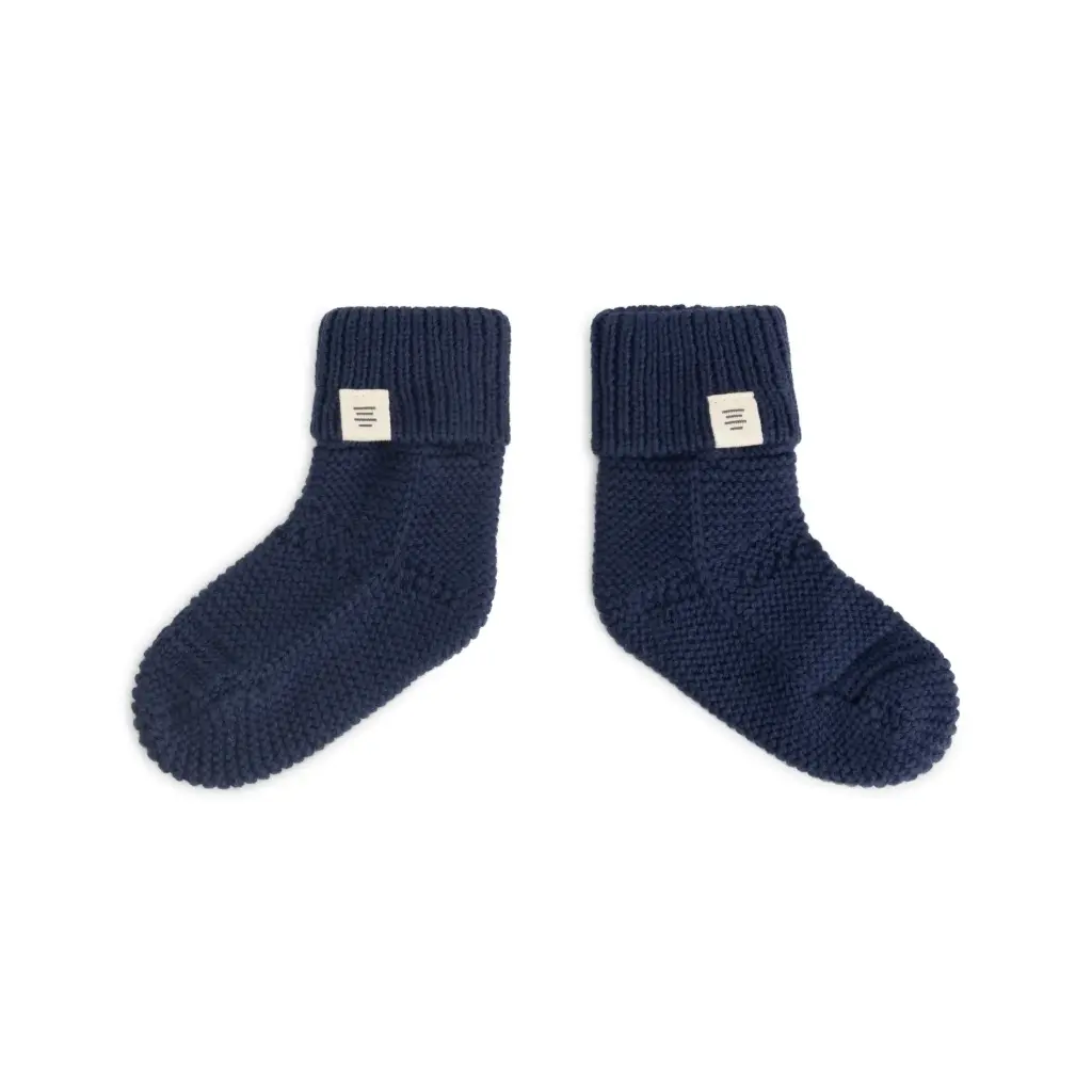 A Tiny Story - Chaussons Tricot - Dark Blue