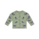Babyface - Gilet Fleurs - Menthe - Fille