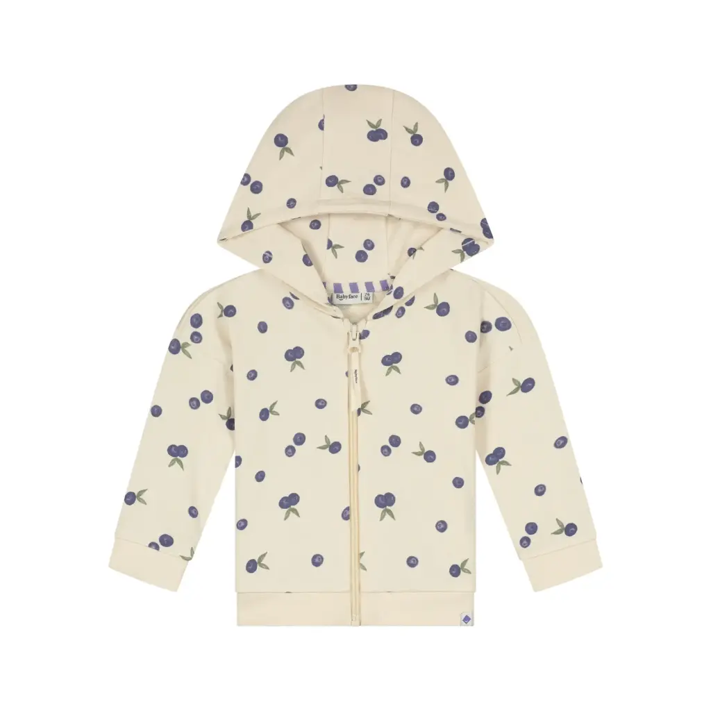 Babyface - Gilet Zippé Myrtille - Cream - Fille