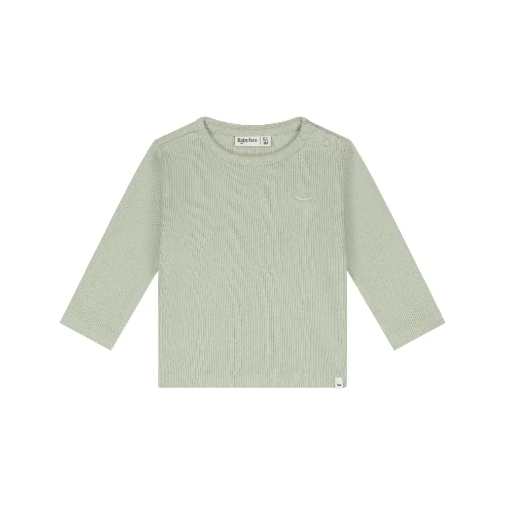 Babyface - T-shirt à manches longues Gaufré - Pistachio 