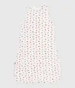 Petit bateau - Gigoteuse bébé en velours imprimé cœurs - TOG 3