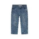 Stains & Stories - Pantalon en Jeans Léopard - Medium Blue Denim - Fille 
