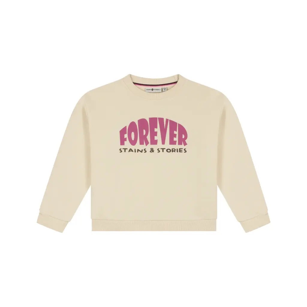 Stains & Stories - Pull Forever - Cream - Fille 