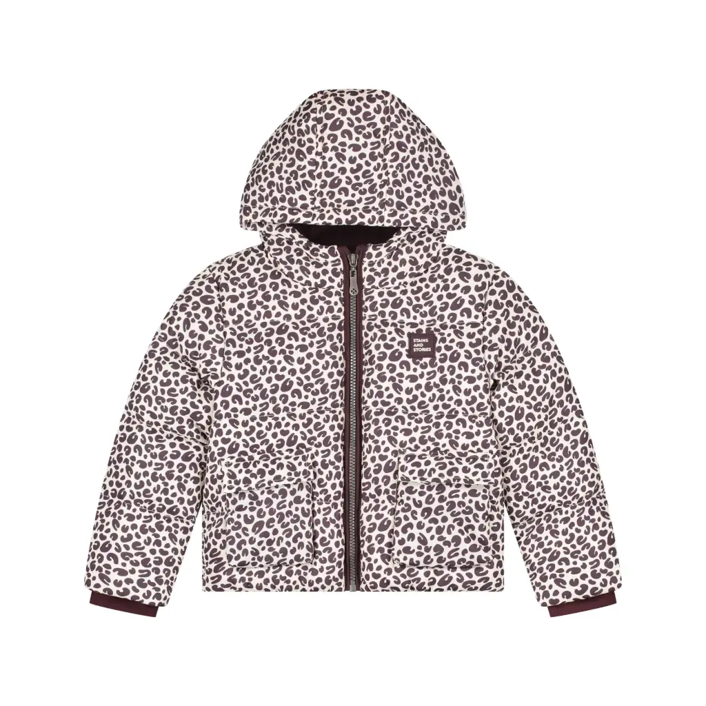 Stains & Stories - Manteau Léopard - Cream- Fille 