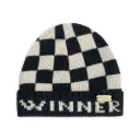 Stains & Stories - Bonnet Damier noir et blanc - Medium Blue - Garçon