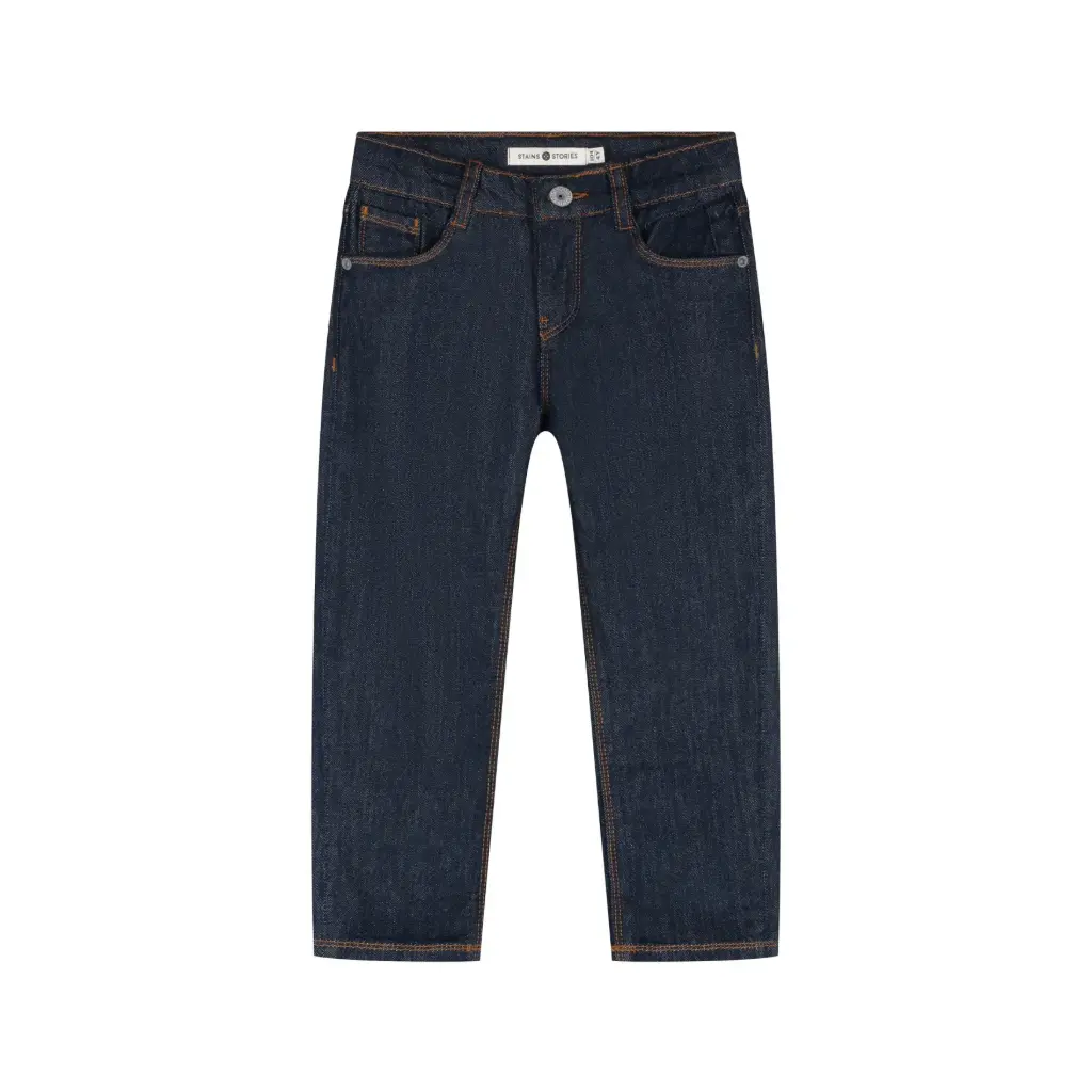 Stains & Stories - Pantalon en Jeans - Dark Blue Denim  - Garçon 