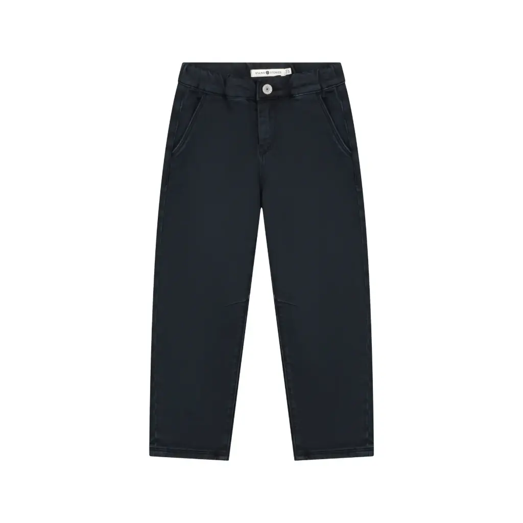 Stains & Stories - Pantalon en Jeans élastiqué - Navy - Garçon 