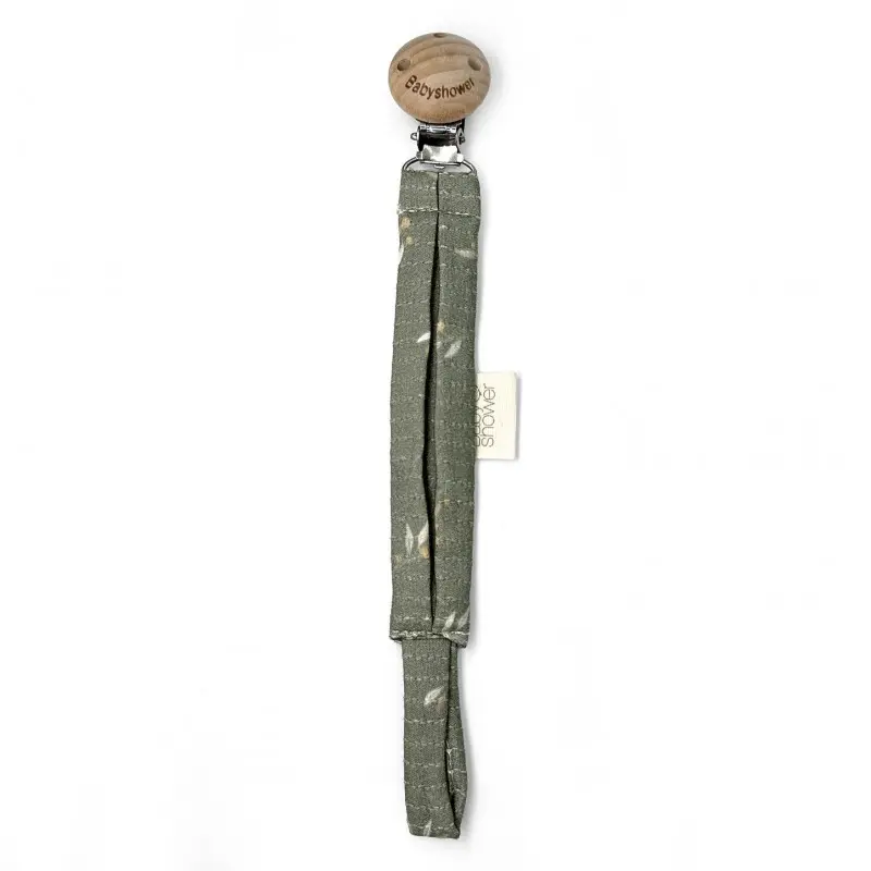 Babyshower - Attache-tétine Wood - Misty Wood