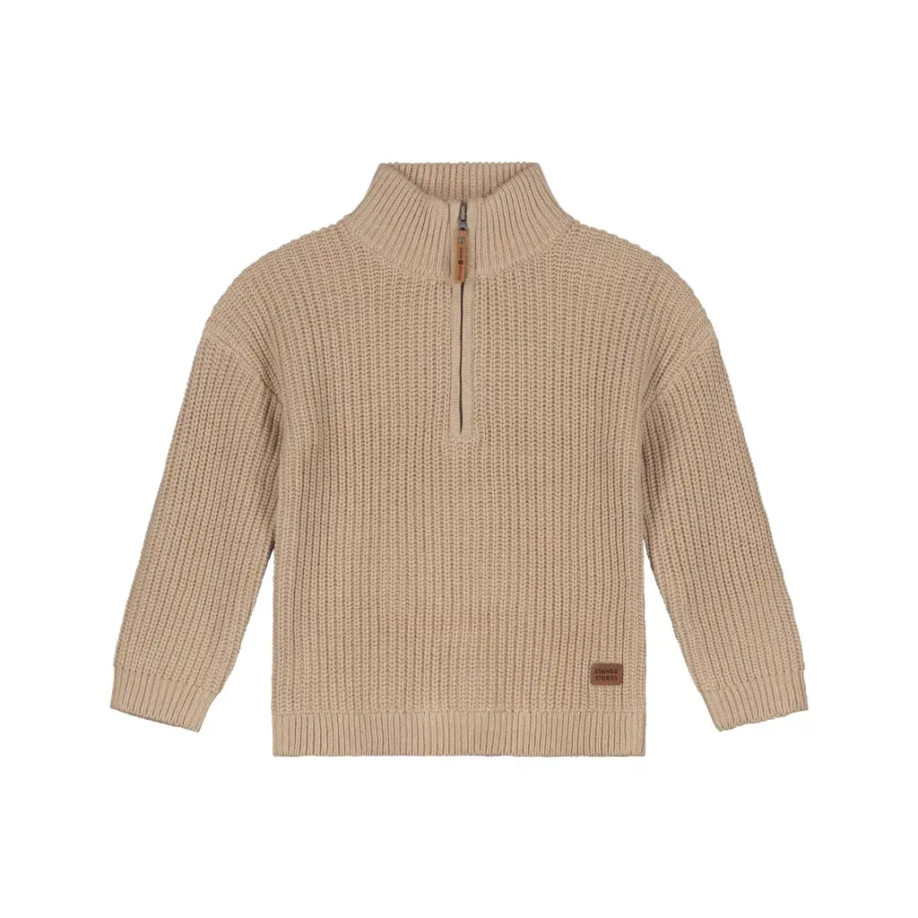 Stains & Stories - Pull Tricot - Camel - Garçon 