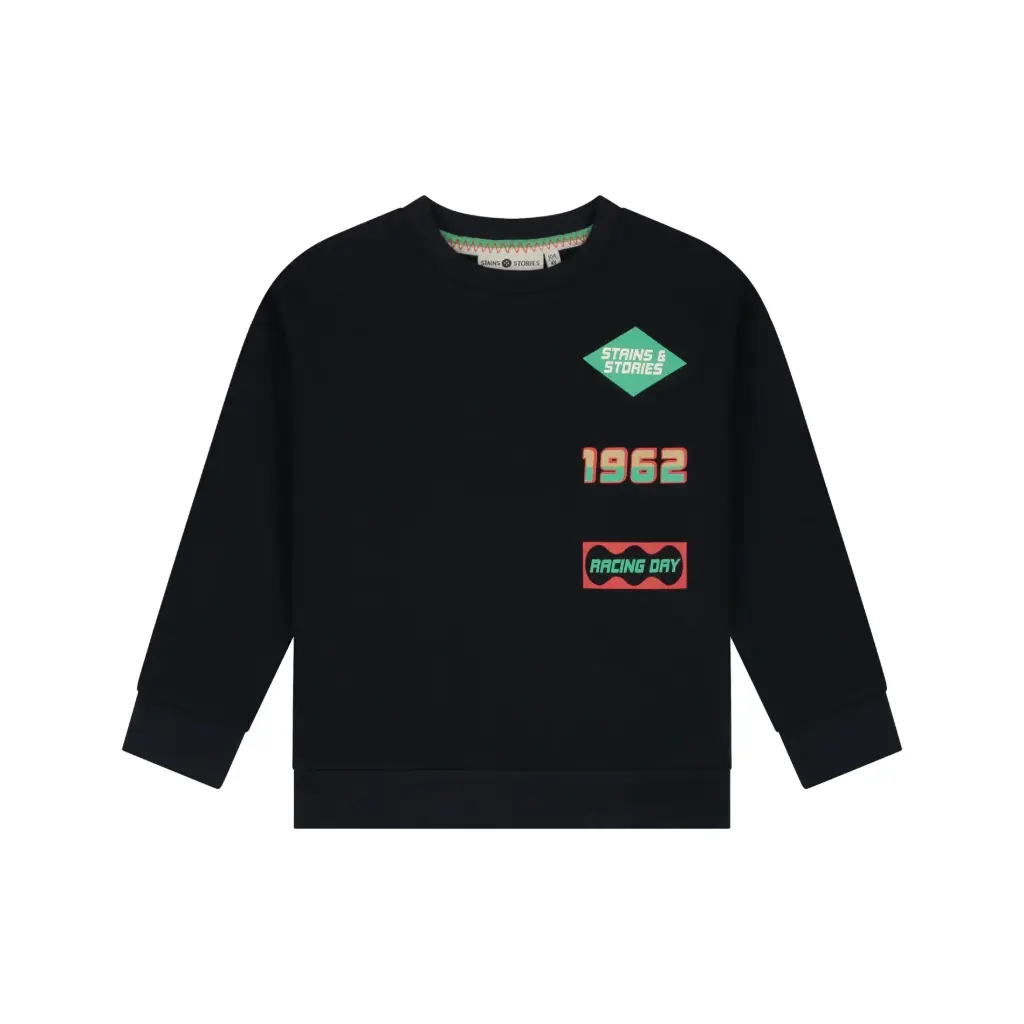 Stains & Stories - Pull Racing Day - Navy - Garçon  