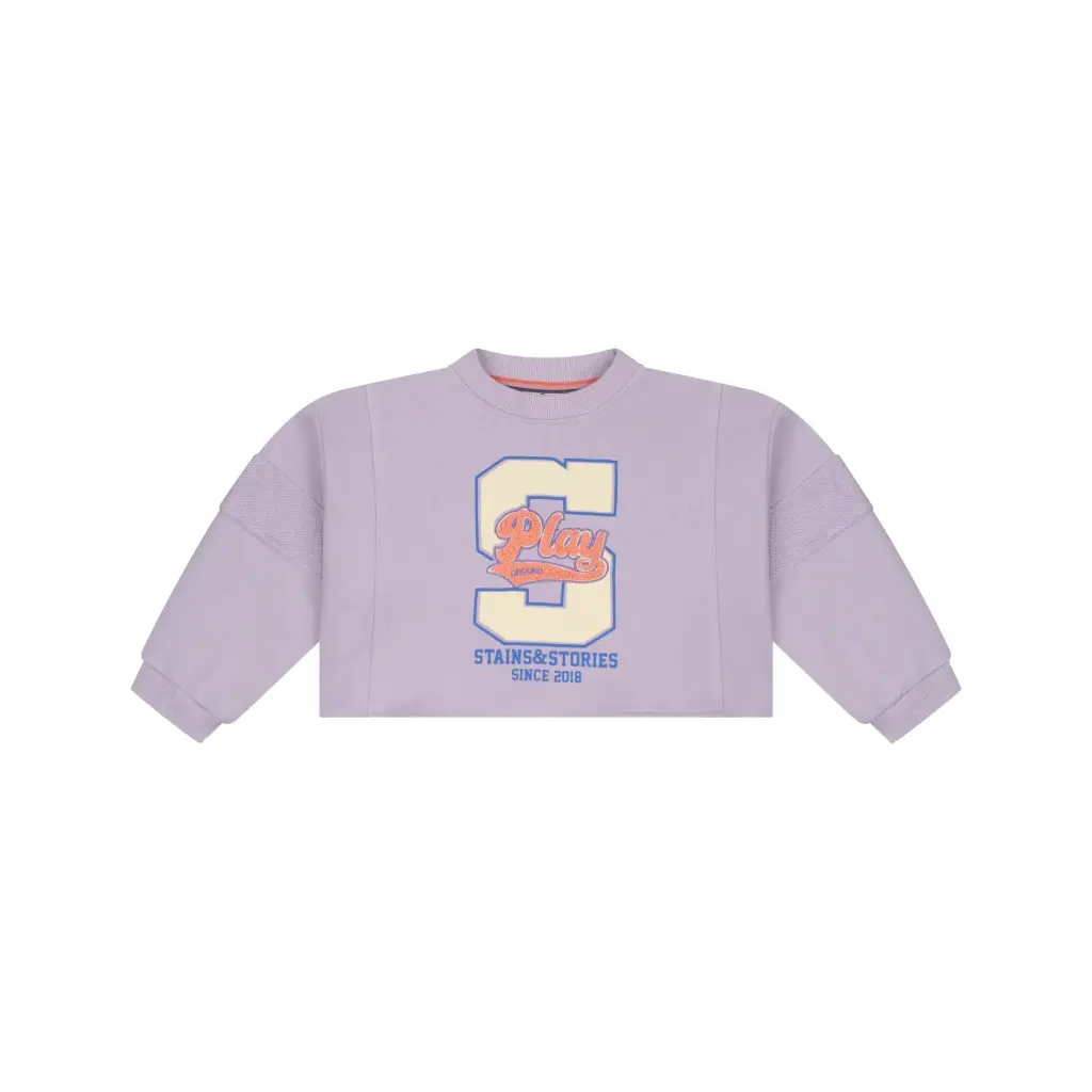 Stains & Stories - Pull - Lila - Fille 