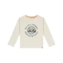 Stains & Stories - T-shirt à manches longues Montagne - Bone - Garçon