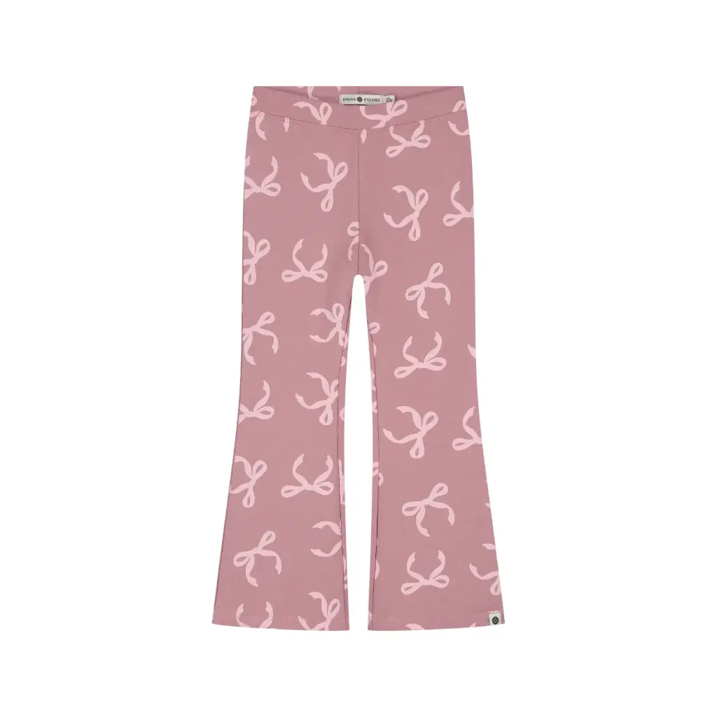 Stains & Stories - Pantalon Noeuds - Rosewood - Fille 