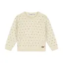 Stains & Stories - Pull à pois - Cream - Fille
