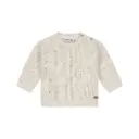Babyface - Pull tricot moucheté - Bone - Garçon 