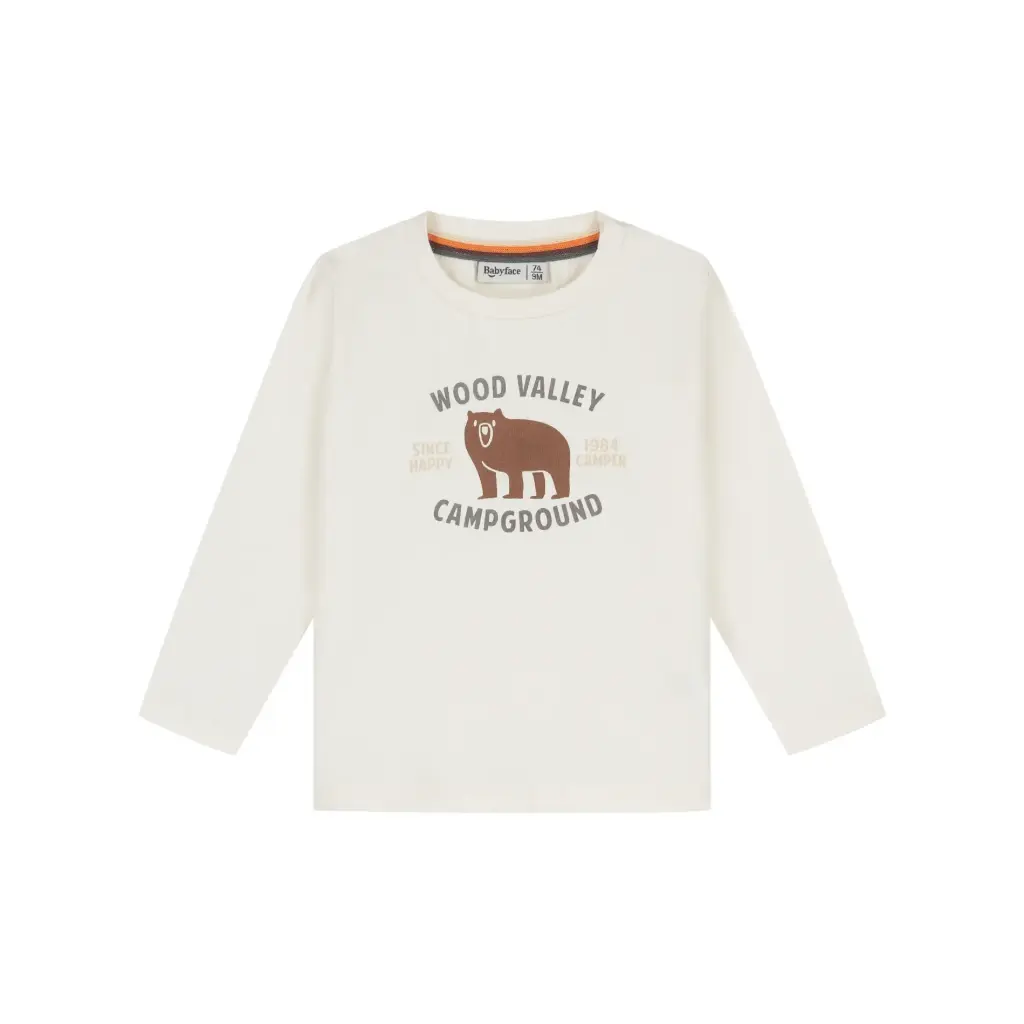 Babyface - T-shirt à manches longues Ours - Bone - Garçon 