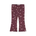 Babyface - Pantalon legging évasé lapins - Bordeau - Fille 