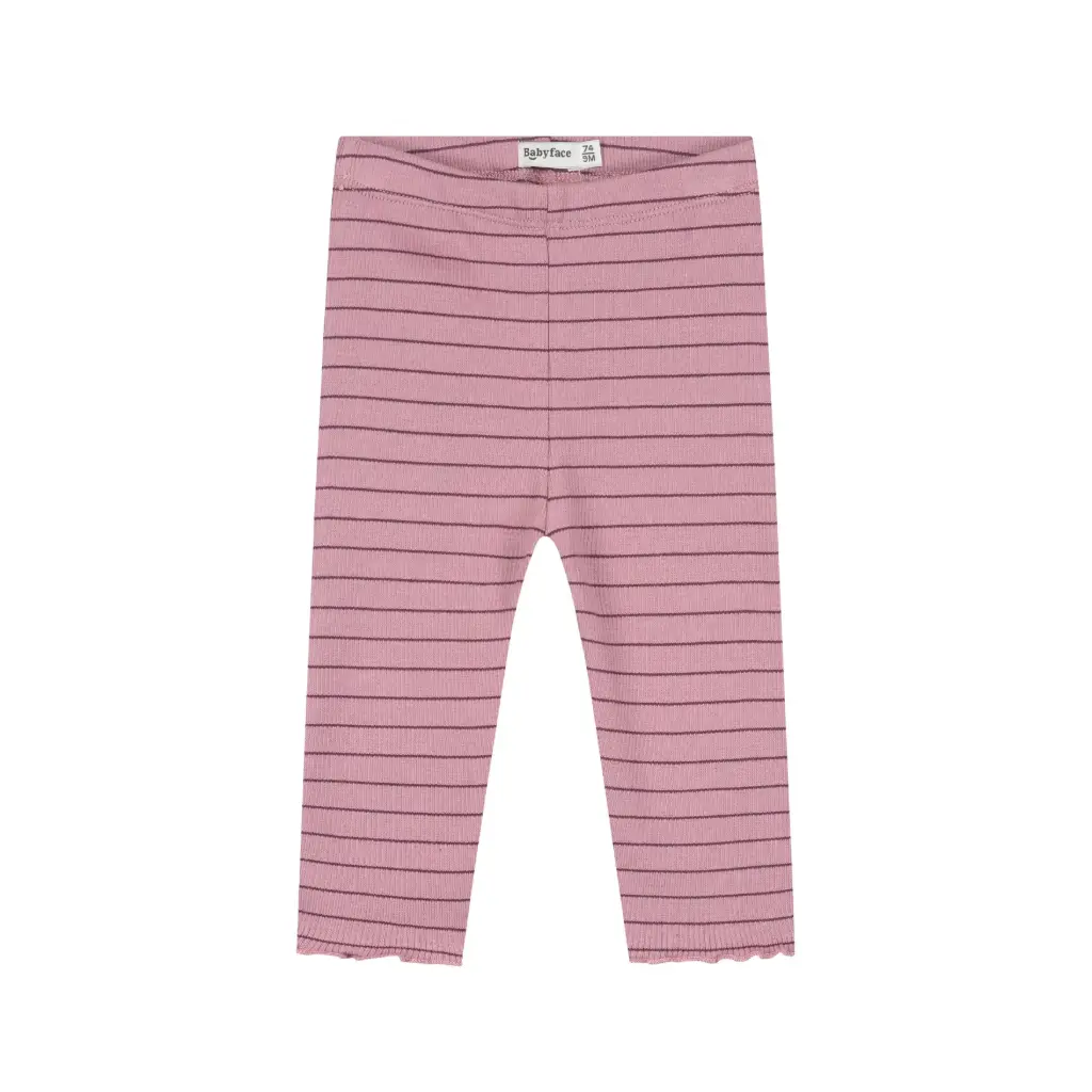 Babyface - Pantalon legging à lignes - Rosewood - Fille 