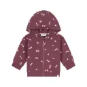 Babyface - Gilet zippé lapins - Bordeau - Fille  