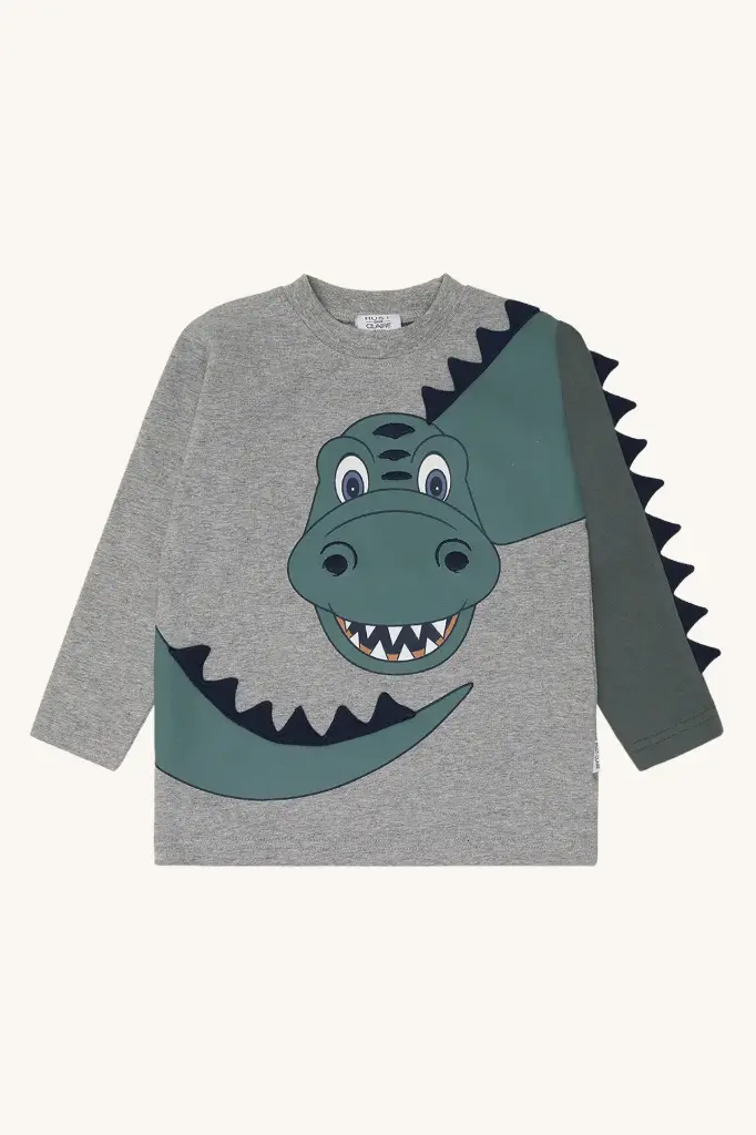 Hust & Claire - T-shirt manches longues garçon - Anton Dino