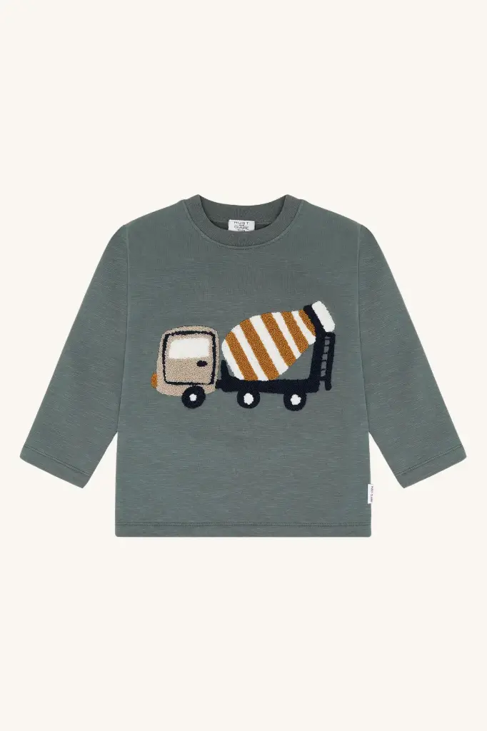Hust & Claire - T-shirt manches longue garçon - Sejer Mixer Truck