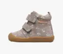 Naturino - Barefoot Wigghi velours suède cyclamens - doublure laine - gris foncé