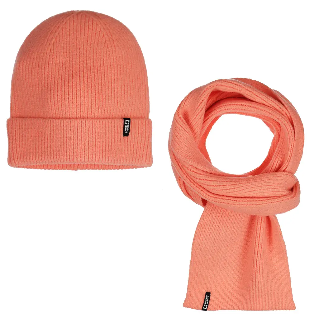 Tumble'n Dry - Ensemble bonnet + écharpe - Rose - Fille 