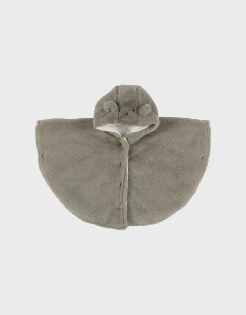 Noukie's - Poncho bébé - Groloudoux - Ultra doux - kaki