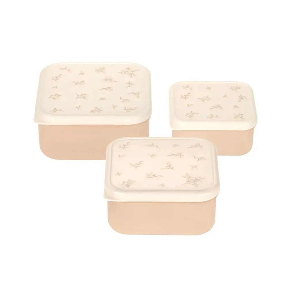 Lassig - Lot de 3 petites boîtes à goûter inox - Miracle of Nature
