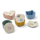 LIEWOOD - Toto Snack Box 4-pack - Tamtam / Sandy