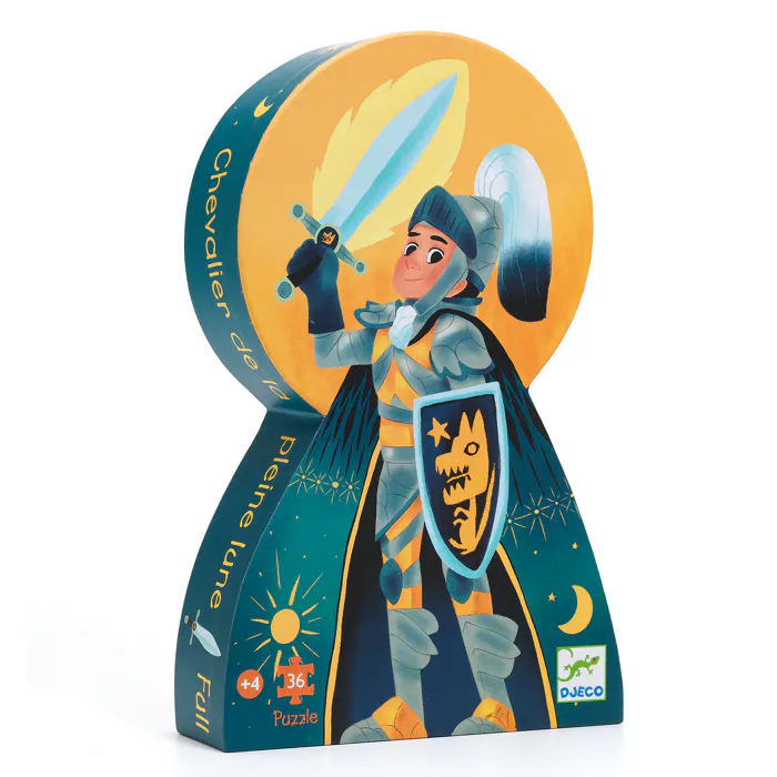 DJECO - Puzzle Chevalier de pleine lune 36 pcs - 4 ans +