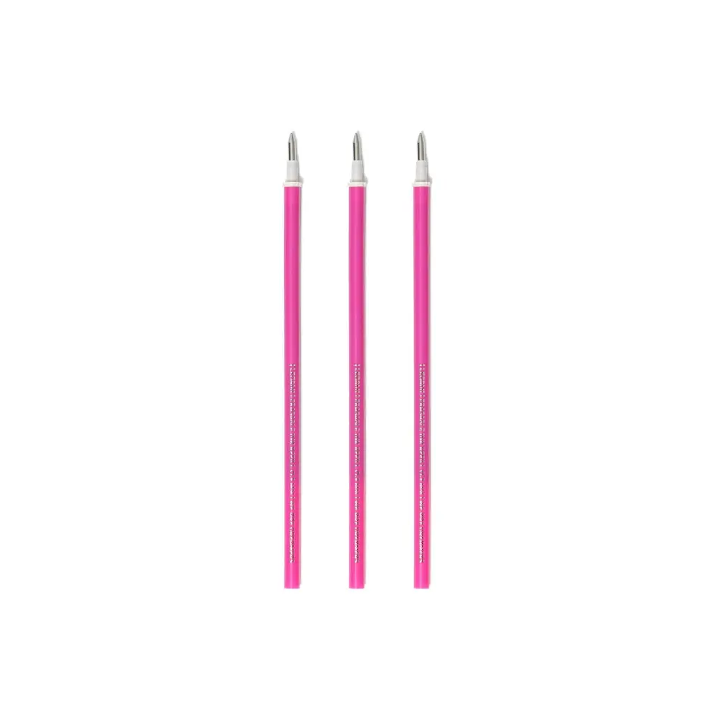 Legami - Set de 3 Recharges pour Stylo Effaçable - Encre rose 