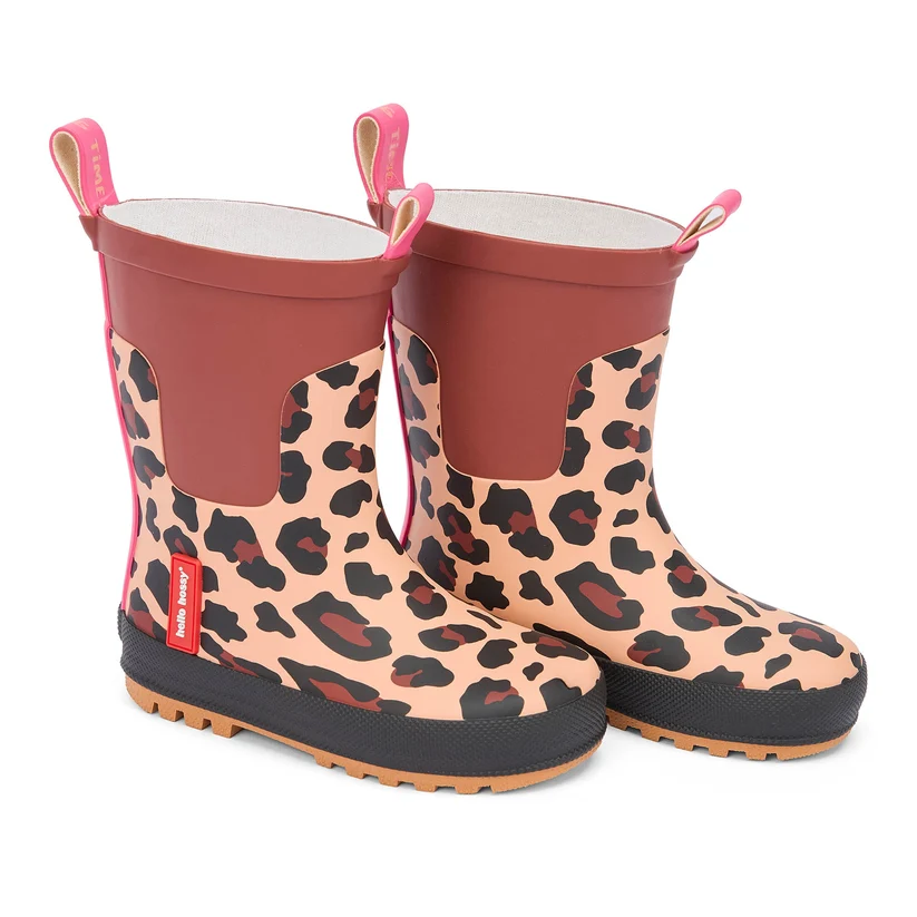 Hello Hossy - Bottes de pluie - Léopard