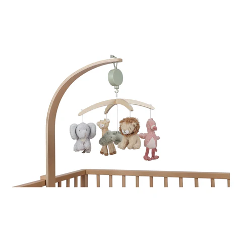 Little Dutch - Mobile musical en bois - Safari Friends