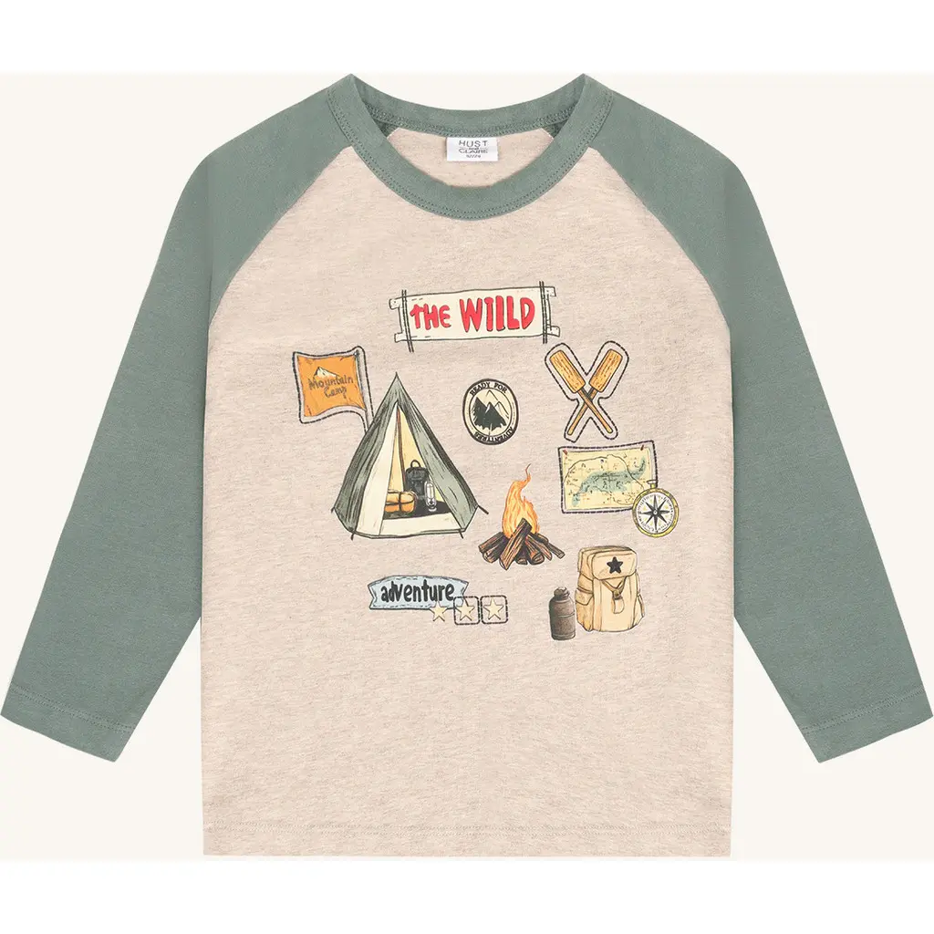 Hust & Claire - T-shirt manches longue garçon - Anton Faune Sauvage