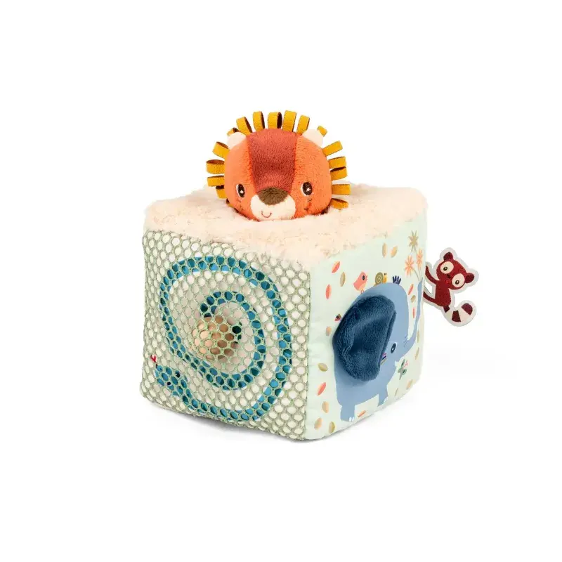 Lilliputiens - Cube d'activités sonore - Jack le lion